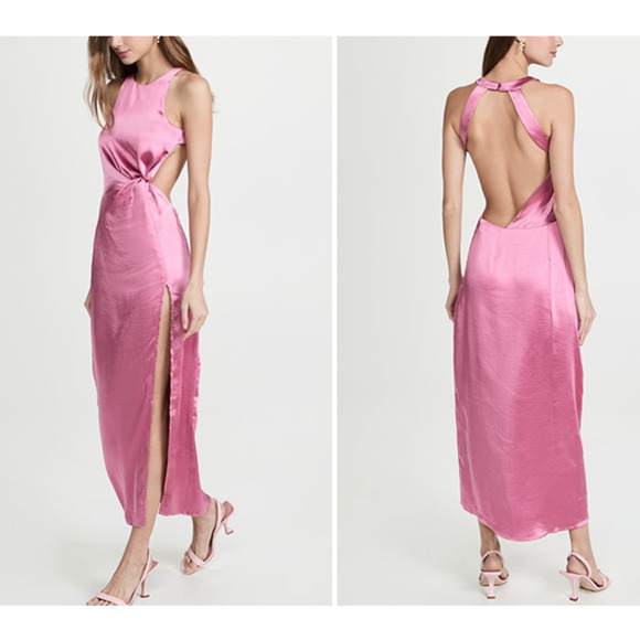 For Love And Lemons Dresses & Skirts - For Love And Lemons Tahlia Maxi Dress Pink NWT M